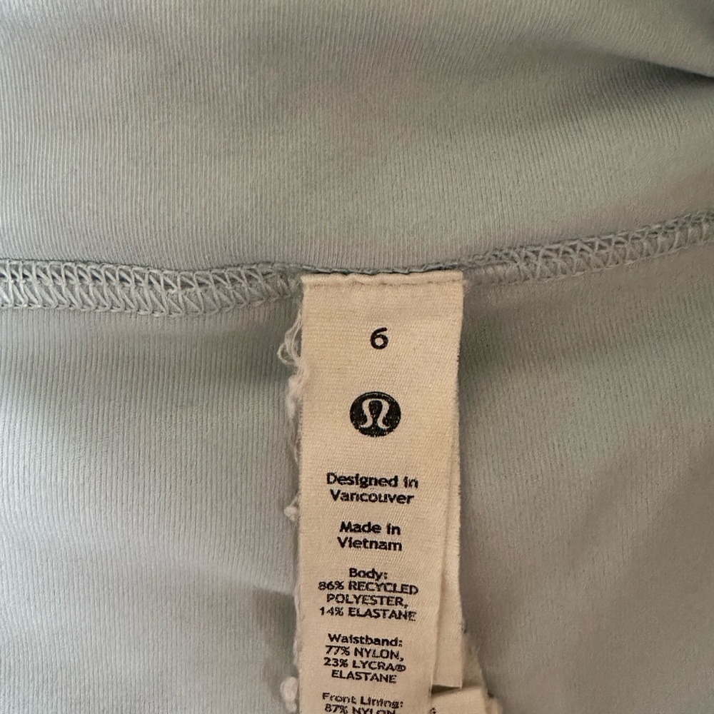 lululemon athletica Foam Cloud Blue Pace Rival Skirt-Size 6 - Picture 10 of 10